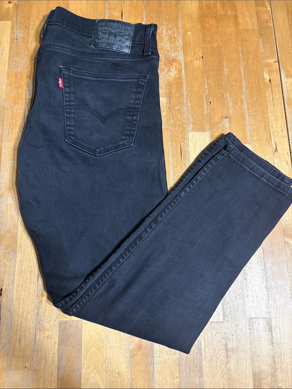 Levi's 512 Slim Tapered Black Jeans
